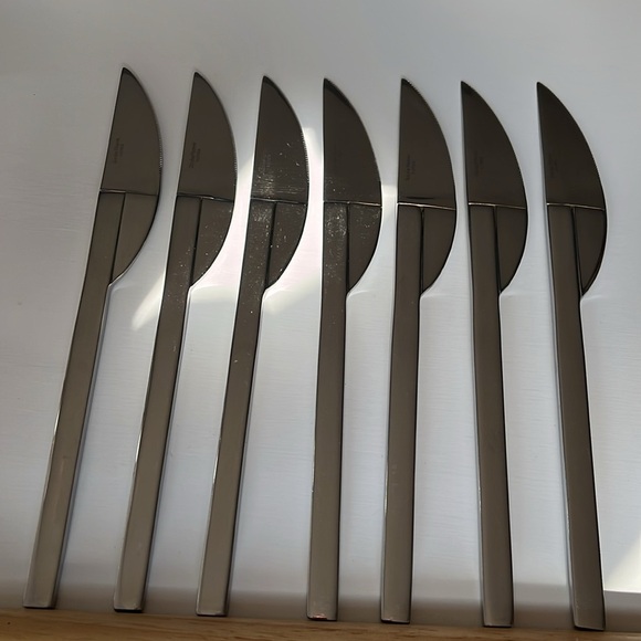 Vintage Boda Nova Stockholm pattern set of 7 Knives - Picture 4 of 11